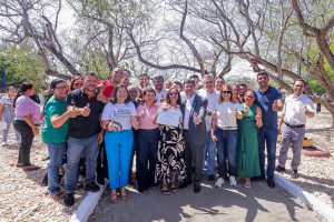 Rafael Fonteles entrega praça no Renascença escolhida pela população por meio do OPA Rafael Fonteles entrega praça no Renascença escolhida pela população por meio do OPA